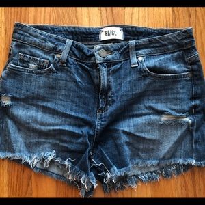 Paige denim shorts size 29